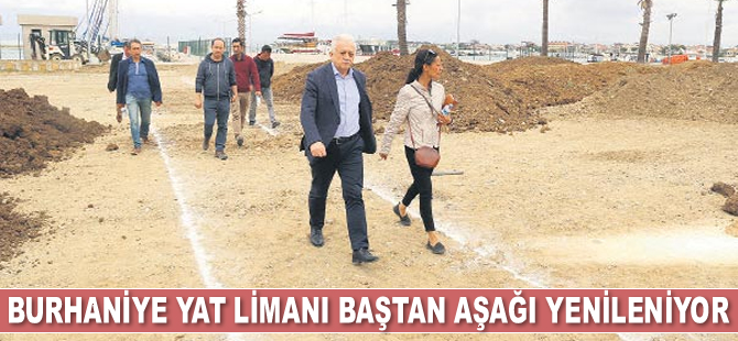 Burhaniye Yat Limanı baştan aşağı yenileniyor