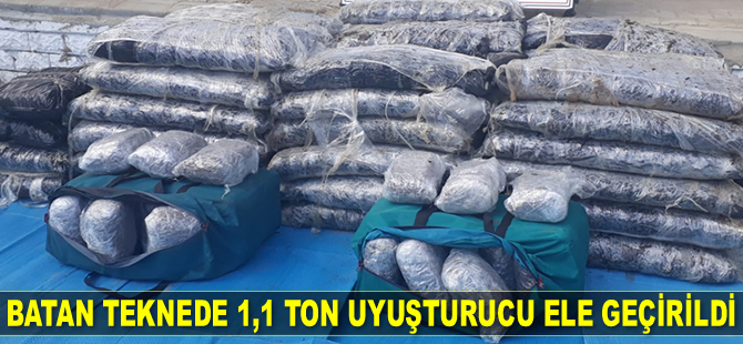 Ayvalık'ta batan teknede 1,1 ton uyuşturucu ele geçirildi