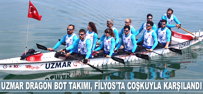 UZMAR Dragon Bot Takımı, Filyos'ta coşkuyla karşılandı
