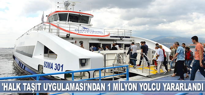 'Halk Taşıt Uygulaması'ndan 1 haftada 1,1 milyon yolcu yararlandı