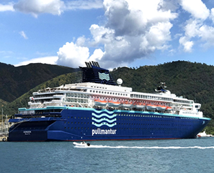 'Horizon' isimli yolcu gemisi, ikinci kez Marmaris'e geldi