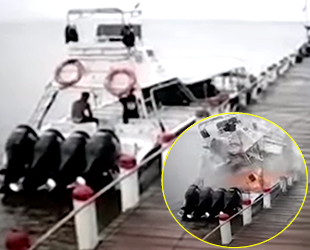 ‘Saeta I’ isimli lüks yatın yakıt tankında patlama: 1 ölü, 2 yaralı