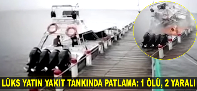 ‘Saeta I’ isimli lüks yatın yakıt tankında patlama: 1 ölü, 2 yaralı