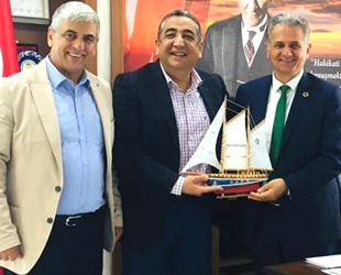 Meriç Burçin Özer, Taner Ekmekçi’ye ‘Hayırlı Olsun’ ziyaretinde bulundu