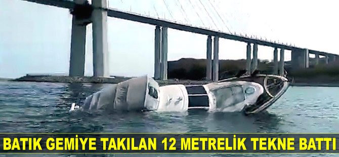 Rusya’da batık gemiye takılan tekne battı