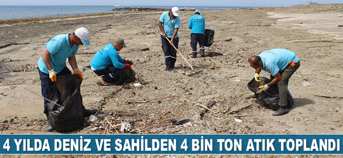 Hatay’da deniz ve sahil temizliği başladı