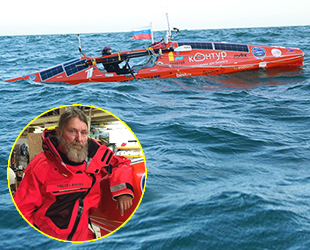 Rus gezgin Fyodor Konyuhov, Büyük Okyanus’u deniz küreğiyle geçti