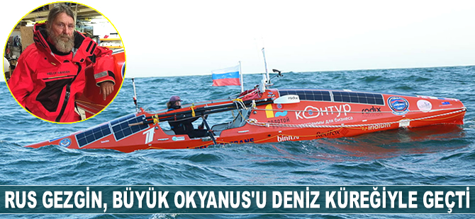 Rus gezgin Fyodor Konyuhov, Büyük Okyanus’u deniz küreğiyle geçti