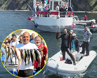 Zıpkınla Balık Avı Türkiye Şampiyonası eleme müsabakaları yapıldı