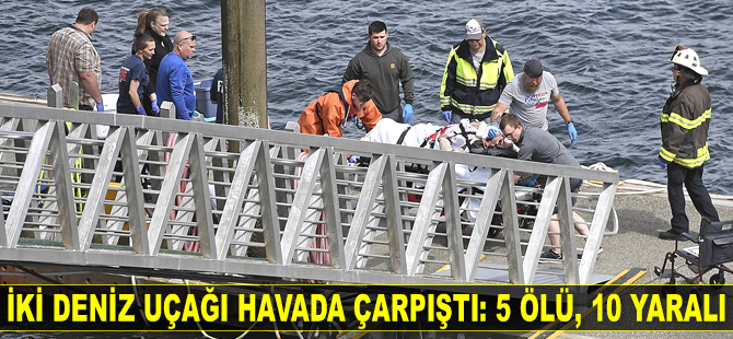 ABD'de iki deniz uçağı havada çarpıştı: 5 ölü, 10 yaralı