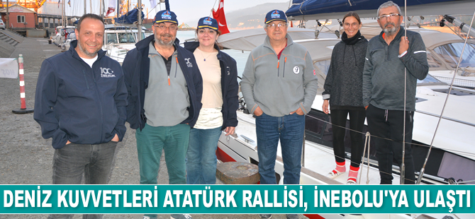 Deniz Kuvvetleri Atatürk Rallisi, İnebolu'ya ulaştı