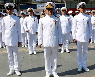 Denizci öğrenciler, Samsun'a çıkarma yaptı