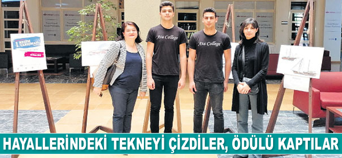 Hayallerindeki tekne ödül kazandırdı