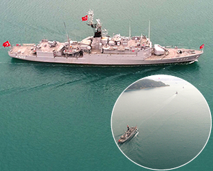 Donanma gemileri, İstanbul Boğazı'ndan geçti