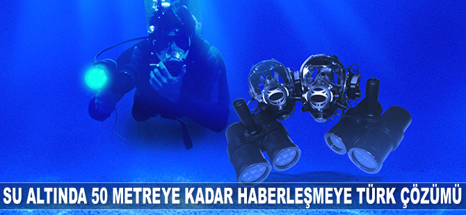 Denizaltında 50 metreye kadar haberleşmeyi sağlayan sistem geliştirildi