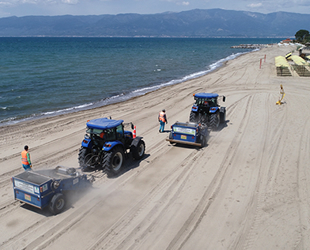 Balıkesir'in Mavi Bayraklı plajları yaza hazırlanıyor