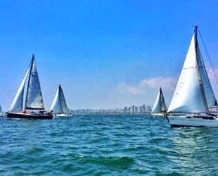 Mersin’de açık deniz yat yarışlarına yoğun ilgi oldu