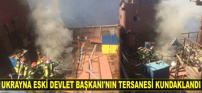 Petro Poroşenko’nun tersanesi kundaklandı