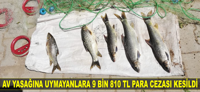 Adıyaman’da av yasağına uymayanlara 9 bin 810 TL para cezası kesildi