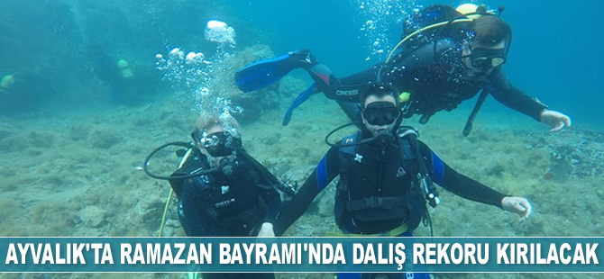 Ayvalık’ta bayram tatilinde suyun altı, üstü kadar yoğun olacak