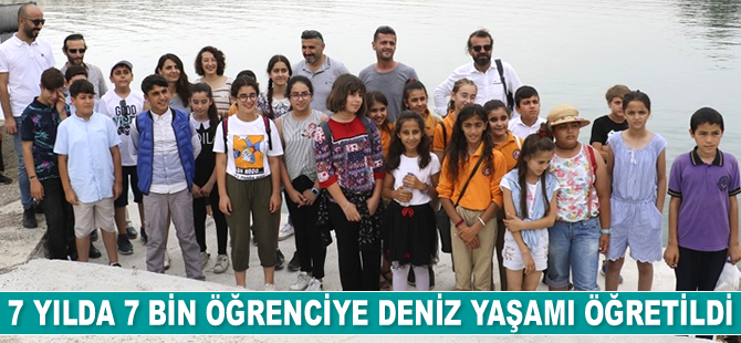 Mersin'de 7 yılda 7 bin öğrenciye deniz yaşamı öğretildi
