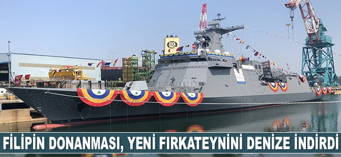 Hyundai, BRP Jose Rizal sınıfı fırkateyni denize indirdi