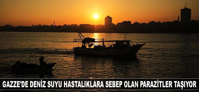 Gazze'de deniz suyu hastalıklara sebep olan parazitler taşıyor