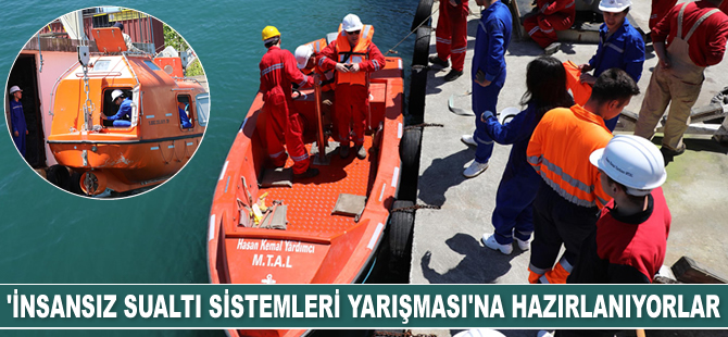 Uzman Kaşifler Öğrenci Ekibi, İnsansız Sualtı Sistemleri Yarışması'na hazırlanıyor