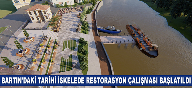 Bartın Yalı iskelesi gün yüzüne çıkıyor