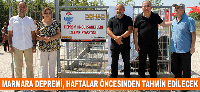 Marmara Depremi, haftalar öncesinden tahmin edilecek