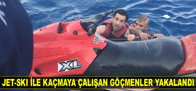 Bodrum’da jet-ski ile kaçmaya çalışan göçmenler yakalandı
