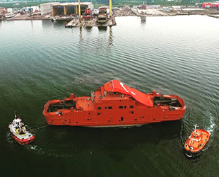 Cemre Tersanesi, Bombla Fjord isimli gemiyi suya indirdi