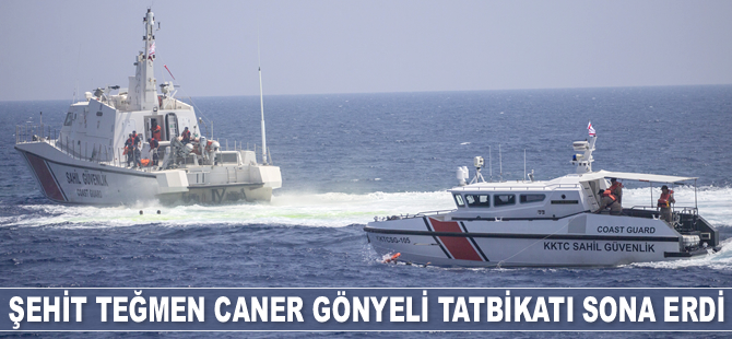 Şehit Teğmen Caner Gönyeli 2019 Arama Kurtarma Tatbikatı sona erdi