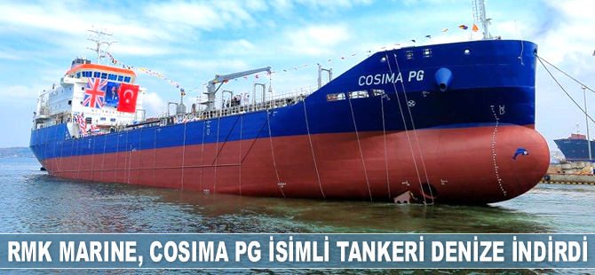 RMK Marine, COSIMA PG isimli tankeri denize indirdi