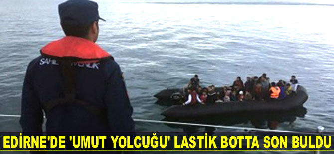 Enez’de 40 düzensiz göçmen yakalandı