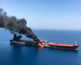 'Kokuka Courageous' tankerinin havadan vurulduğu iddia edildi