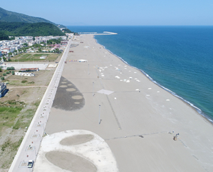Karacabey Boğazı Plajı çalışmalarında sona gelindi
