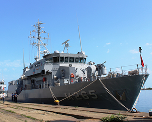 TCG Alanya ve TCG Akçakoca gemileri, HOPAPORT’u ziyaret etti