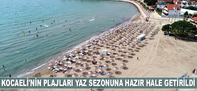 Kocaeli’nin plajları yaz sezonuna hazır hale getirildi