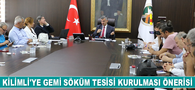 Kilimli’ye gemi söküm tesisi kurulması masaya yatırıldı