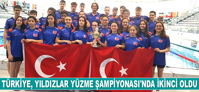 Türkiye, Akdeniz Ülkeleri Yıldızlar Yüzme Şampiyonası’nda ikinci oldu
