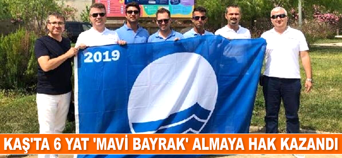 Kaş’ta 8 tesis ve plaj ile 6 yat ‘Mavi Bayrak’ almaya hak kazandı