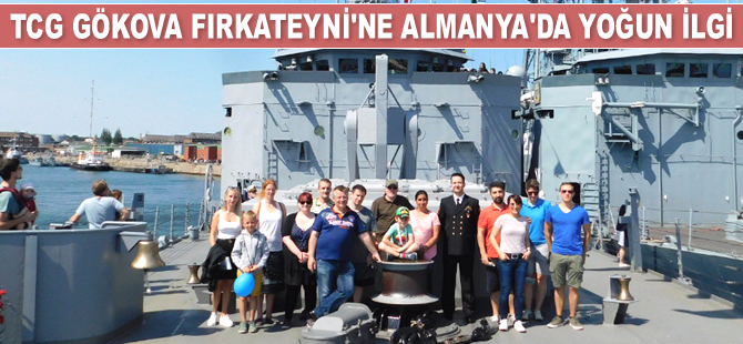 TCG Gökova Fırkateyni, Almanya’yı ziyaret etti