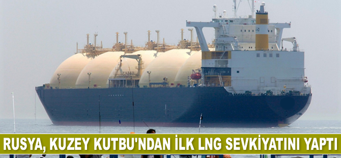 Rusya, Kuzey Kutbu'ndan ilk LNG tankerini Japonya'ya ulaştırdı