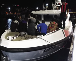 Kuşadası Körfezi’nde 40 düzensiz göçmen yakalandı