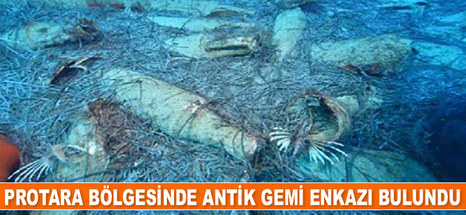Kıbrıs’ın Protara bölgesinde antik gemi enkazı bulundu
