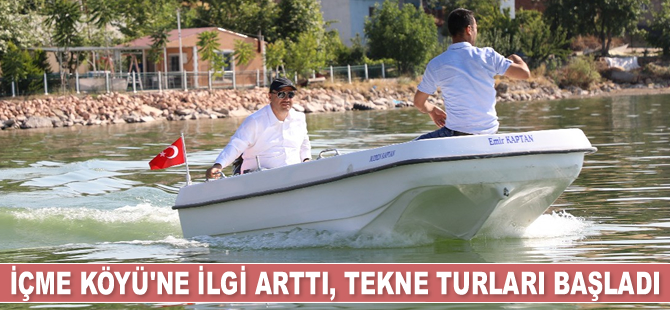 İçme Köyü’nde tekne turları başladı