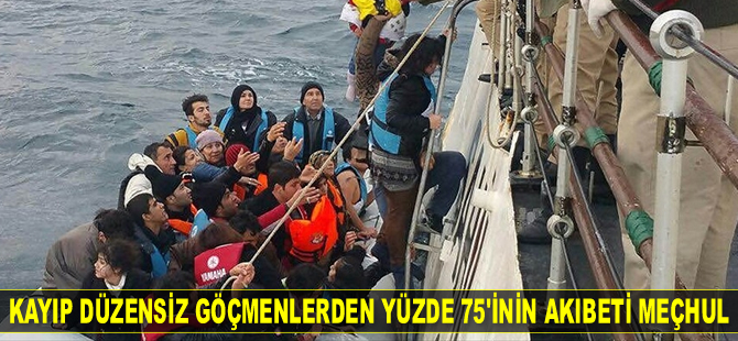 Akdeniz'de kayıp düzensiz göçmenlerden yüzde 75'inin akıbeti bilinmiyor