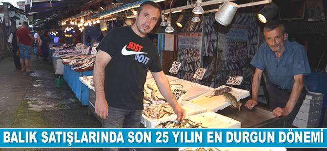 Balık satışlarında son 25 yılın en durgun dönemi yaşanıyor