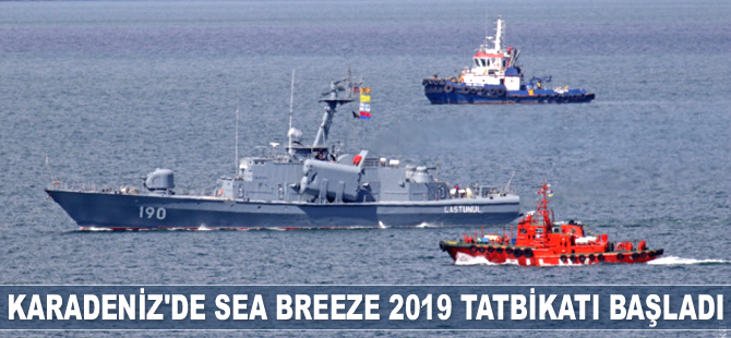 Karadeniz’de Sea Breeze 2019 Tatbikatı başladı